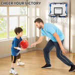 Indoor Basketball Hoop For Kids, Over The Door Mini Basketball Hoops, Mini Hoop With 4 Balls, Kids Basketball Hoop Sport Toys Gifts For 5 6 7 8 9 10 11 12+ Year Old Boys