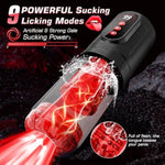 Male Masturbator Male Sex Toys - Sex Toys For Men Penis Pump With 9 Sucking & Thrusting & Rotating & Licking, Mens Sex Toys - Pumps & Enlargers Lcd Adult Toys Pocket Pussy Sex Machine Stroker