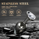 Portable Stainless Steel Butt Relaxing Plug For Indoor Outdoor Play Adult Toy For Couple Anales Training Set For Women Men Game Sunglasses 0303B093B
