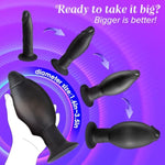 Sex Toys Anal Dildo Vibrator Prostate Massager, Inflatable Butt Plug Anal Toy, Vibrating Suction Cup Huge Dildo Thick Dildos Sex Toy, Anal Training Stretcher Extender, Adult Sex Toys & Games