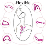 Silicone Labia Spreader, Vaginal Spreader Labia Expander Dilator Self Check Tools,Oral Enhancing Hands-Free Labia Spreader And G-Spot Stimulator - Skin-Friendly Silicone