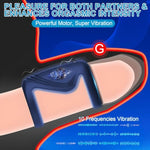 Penis Sleeve Vibrator Cock Vibrating, Sex Toys With 10 Vibration Mode Adult Toys, Penis Sleeve Enhancer For G Spot Anal Clit Stimulation For Male Couple Erection Extender Sex Games (Blue)