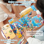 4 Pack Brain Games Activity Book For Kids Ages 4-8 8-12,Kids Games Search And Find Books For Car Game Road Trip Airplane Activities