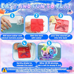 Water Squishy Toy Making Kit for Kids - Magic Water Elf Toy Kit with 22 Gels & 14 Molds