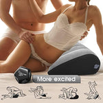 Sex Position Pillow Dice Game Set-Sex Inflatable Pillow Sex Toys Sex Dice For Adult Couples Adult Pillow Position Inflatable Triangle Cushion Furniture Bedroom Sexual Games For Deeper Position (Grey)