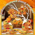 36 Pcs Fall Thanksgiving Religious Crafts Autumn Harvest Pumpkin Decorations Kit