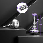 Stainless Steel Hollow Urethral Sounds Penis Plug Stimulate Urethral Dilator Urethral Sounding Rod For Men Masturbation Urethral Sounds Plug Training (S)