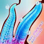 7" Small Double Head Tentacle Dildo With Tongue, 6" Silicone Dual Monster Alien Anal Dildo Suction For Lesbian Beginner, 5" Double Sided Fantasy Cute Prostate Shower Small Dildos Sex Toy For Women Gay