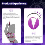 Bdsm Toys Vibrating Nipple Clamps, Sex Toy Pleasure Women Nipple Toys For Couples, Adult Sex Toys & Games, Remote Control Lightweight Wearable Vibrator With 10 Modes