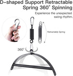 2-in-1 Adjustable Sex Swing for Door & Ceiling with Padded Seat, Supports 650 lbs