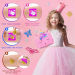 Kids Nail Polish & Nail Art Set with Dryer, Stickers & Storage Case, Pink