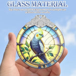 Cockatiel Christmas Ornament - Stained Glass Cockatiel Decor For Tree