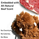Dog Toys | Plush Toy Highland Cow Stuffed Animal For Dogs | Jumbo Beef Scented Toy - Easy To Clean And Made From Non Toxic Materials