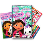 Gabby's Dollhouse Coloring Activity Book Set with PlayPack & More