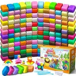 Air Dry Modeling Clay Kit for Kids - 150 Vibrant Colors