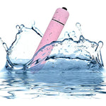 Waterproof Mini Wand Massager With 10 Modes, Personal Vibrating Bullet Massager For Clitoral G Spot Nipple, Female Sex Toy, Pink