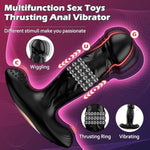 Prostate Massager Anal Beads Vibrators - Adult Toys Thrusting Wiggling Butt Plug P & G Spot Vagina Anus App Remote Control Stimulator Dildos With 9 Modes, Adult Famale Sex Toys & Games For Men Women