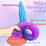 Tentacle Dragon Dildo Monster Dildo,17.7" Long Anal Dildos Alien Fantasy Sex Toy Glow In The Dark, Silicone Anal Toys Thick Large Butt Plug For Deepest Sex, Horse Animal Dildos For Men & Women