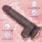 Flapping Realistic G-Spot Vibrator Dildo: 8.4'' Women Sex Toys G Spot Vagina Anal Stimulation With 7 Flapping & Suction Cup, Huge Realistic Silicone Remote Control Dildo For Women & Men