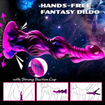 10.24" Huge Realistic Monster Knot Dildo - Big Fantasy Silicone Dildos With 3 Dog Knots,Anal Dildos With Suction Cup, Giant Knotted Dildo For G Spot Anal, Adult Sex Toy & Games For Women Men Couples