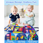 Busy Board Montessori Toys For Toddler Boy Birthday Gifts, Busy Book Sensory Learning Toys For Toddlers, Toddler Boy Airplane Car Travel Toy Educational Activities
