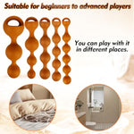 Silicone Anal Beads Butt Plug With Pull Ring 3 Beads With Gradual Design Large Anal Balls Chain For Anus Dilation Prostate G-Spot Stimulation Depth Play Training Adult Sex Toy Xl 10.98ββ