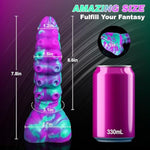 Huge Monster Tentacle Dildo, Thick Silicone Fantasy Dildo With Suction Cup For Hands-Free Play,7.8“ Octopus Dildos For G-Spot, Large Butt Plug Anal Dildos, Curved Adult Sex Toy For Women Men