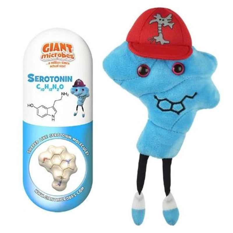 Giantmicrobes Serotonin Plush Learn About Brain Science And Mental Health With