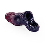 3 Different Sizes Of Tentacle Shape Male Penis Sleeve Cock Sleeve With Penis Ring, Silicone Hollow Design Penis Extender Sleeve Male Adult Sex Toys For Men And Couples - L, Purple