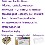 The Extrovert By - Posable Realistic Dual Density Silicone Dildo, 5.75 Inch Insertable, 1.6 Inch Max Width (Medium Skin)