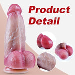 3 Inch Diameter Extra Large Huge Thick Dildo Adult Sex Toy For Women, Soft Silicone Realistic Giant Big Dildo With Suction Cup, Extra Wide Fat Xxl Shower G-Spot-Dildo Anal Toy For Men Gay Couples