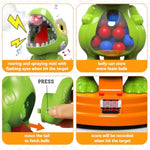 Movable Dinosaur Shooting Toys For Kids Ages 5-8, For 6-8 Year Old Boys Girls Dinosaur Toys With Mist Spray,Roar & Light,Shooting Games For Kids Birthday Gifts Outdoor Indoor