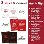 Couples Game - 120 Drinking Game Cards With Metal Decision Coin, Romantic Date Night Game For Boyfriend Girlfriend, Ideal Anniversary Valentine'S Day Gift, Christmas Eve Box Fillers For Adults
