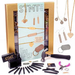 DIY Hand Stamped Jewelry Making Kit for Teens & Adults, Personalized Craft Set