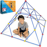 Ultimate Fort Builder Kit For Kids 8-12 - Sturdy Fort Building Kit For Kids 4-8 - Make & Build Ball & Stick Fort Set - Indoor Stem Tent Fort Making Toy