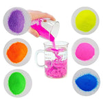 6 Pack Magic Hydrophobic Sand Set - 6 Colors for Kids and Adults