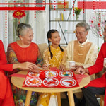 Adult Bau Cua Dice Game Set Gourd Fish Shrimp Crab Dice With Mat Shaker Vietnamese Bau Cua Ca Cop Game For Adult Lunar New Year, Gatherings, Celebrations(Classic)