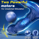 Prostate Massager Anal Vibrator, Male Sex Toys For Men Sex Toy Anal Plug Anal Toys Adult Toys Male Vibrator Butt Plug For Women Anal Beads App Control With 9 Wiggling & Swing Thrusting (Blue)