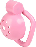 Pink Male Chastity Cage – Secure Locking Cock Cage for Men, Discreet & Adjustable Fit