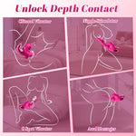 3 in 1 Vibrator Couples Sex Toys for Women, G Spot Dildo with 10 Tongue Licking & Vibrating Adult Toys, Realistic Tongue Vibrator for Women Pleasure Tools for Female