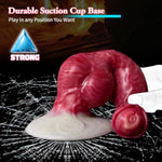 Knotted Dog Dildo With Suction, 8.26 Inch Anal Plug Pink Silicone Adult Toy Lifelike Animal Dildos For Beginners Women And Men Gay Lesbian