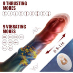 Thrusting Monster Dildo Vibrator Fantasy Anal Sex Toys For Women Men,Silicone Realistic Horse Cock G Spot Stimulator,Big Thick Butt Plug Prostate Massager Female Masturbator Suction Cup Remote Control