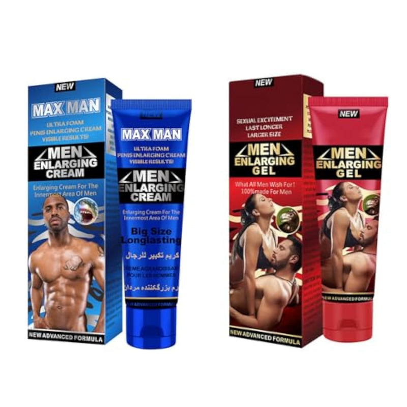 2Pcs Men'S Massage Cream, Sexual Enhancement Erection Cream, Penis Energy Massage Essential Oil, Men Massage Oil For Sex, Penis Becomes Longer Thicker,For Care Delay Performance Boost Strength