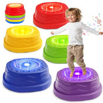 Stepping Stones For Kids - 3 Game Modes Stepping Stones With Light Up&Music Non-Slip Balance Sensory Indoor Outdoor Play, Toddler Activities, Toys Birthday For Children Aged 3+