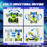 Gesture Rc Car For Boys Girls 6-12 Year 4Wd Remote Control Car 360° Rotate Off-Road Drift Hand Controlled Twist Cars With Light Music For Kids Toy Birthday Xmas Gift