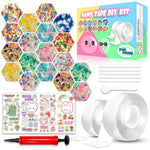 Nano Tape Bubble Kit, Nano Double Sided Adhesive Tape Bubbles, Arts And Craft Diy Party Activities Toys Crts And Crafts For Kids Ages 8-12 Year Bubble Craft Kit Toys 2Pcs (2"&1.2")