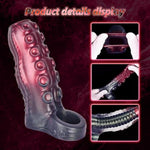 Reusable Penis Sleeve Cock Sleeve, Cock Ring Penis Extender Ultra-Soft Penis Enlarger, Delay Ejaculation Stronger Erection Enhancement, Silicone Penis Rings For Testicles G Spot Stimulation