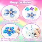 Poke-In Flower Bouquet Craft Kit for Kids Ages 4-10 with 10 Flowers & 2 Butterflies