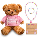Big Sister Gift Set Big Sister Bear With Bracelet Necklace Jewelry Stuffed Animal Bear Toy Gift For Little Girls Christmas