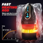 Male Masturbator Sex Toys For Men - Penis Trainer Male Vibrator 2In1 App Control, Mouth-Wrapped Penis Vibrator Adult Toys With Heating Rod, Lcd, Pocket Pussy Stroker Adult Sex Toys & Games